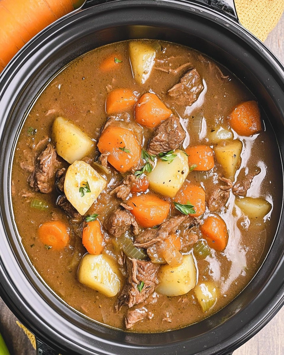 Slow Cooker Guinness Beef Stew with Potatoes & Carrots 152 Slow Cooker Guinness Beef Stew with Potatoes & Carrots