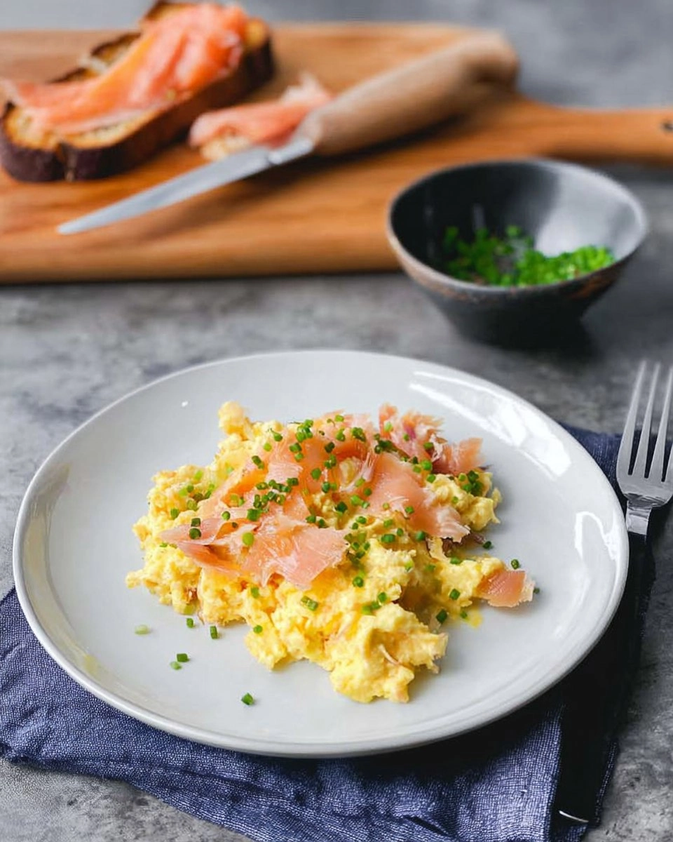 Soft Scrambled Eggs with Smoked Salmon & Chives (Toast or Bagel) 12 Soft-Scrambled-Eggs-with-Smoked-Salmon-Chives-Toast-or-Bagel-Recipe