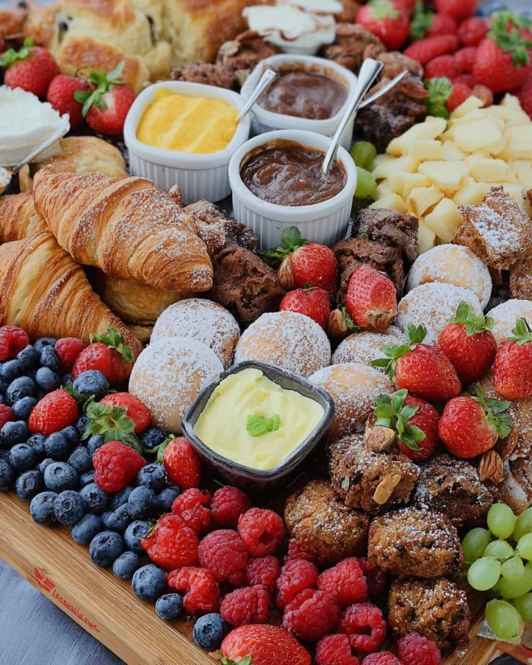 Spring-Brunch-Board-with-Eggs-Pastries-Fruit-Dips-Recipe
