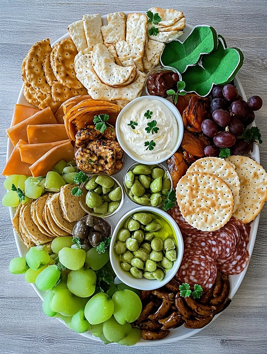 St Patrick's Day Charcuterie Board | Easy Snack Platter
