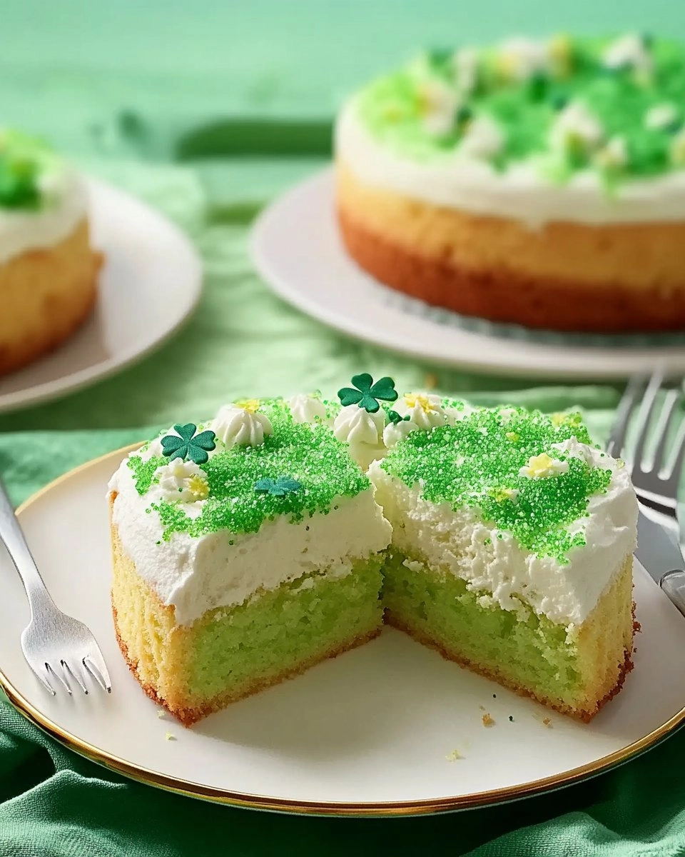 St. Patricks Day Lime Poke Cake 137 St. Patricks Day Lime Poke Cake