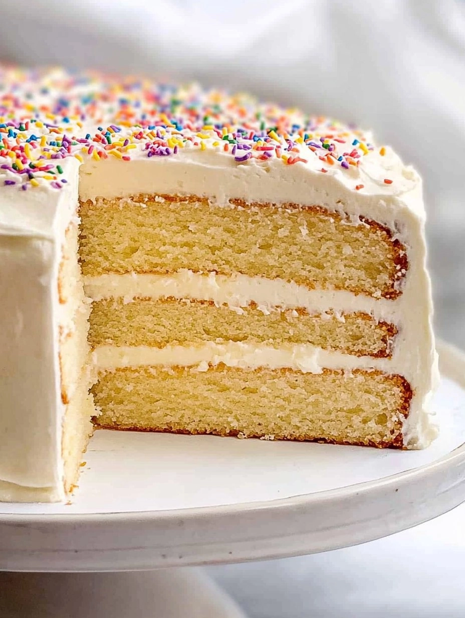 Vanilla Cake | Easy Homemade Vanilla Layer Cake
