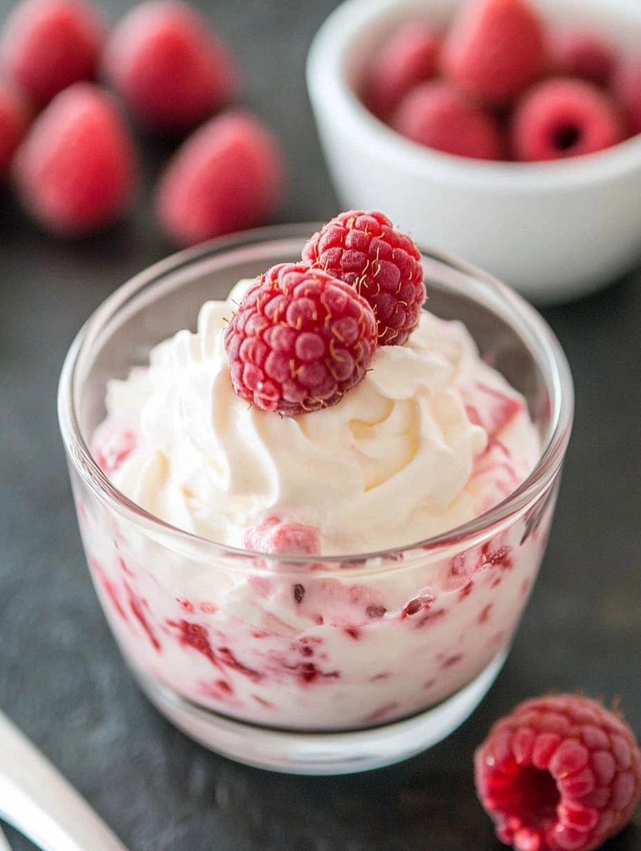 White Chocolate Raspberry Mousse 66 White Chocolate Raspberry Mousse